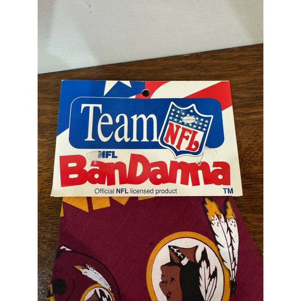 Vintage Washington Redskins Bandana Mens One Size‎ Red NFL Football Team NFL 90s